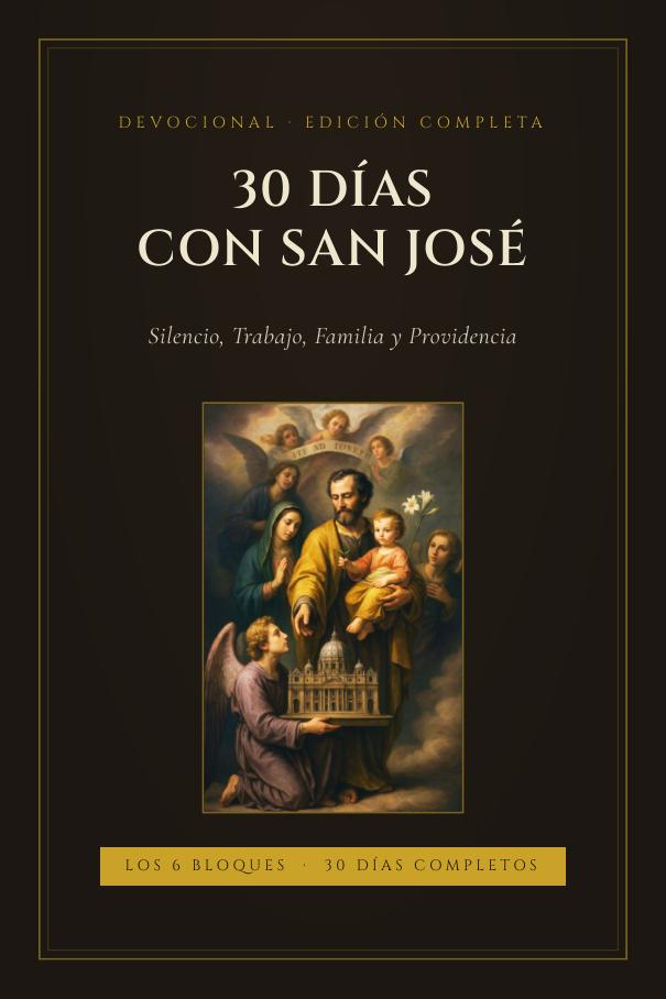 Portada del devocional 30 Días con San José